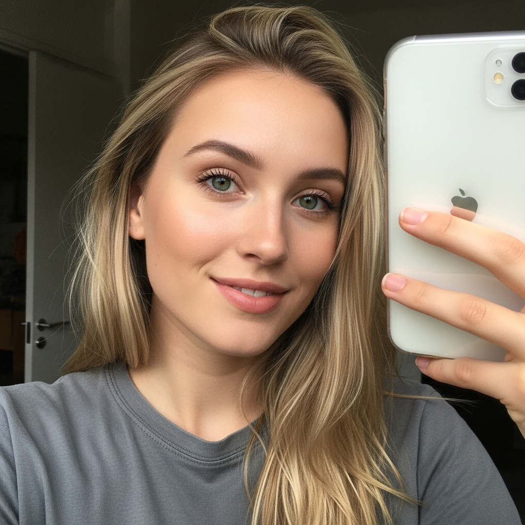 Phone Selfie Example ReadyShot Marketing Website
